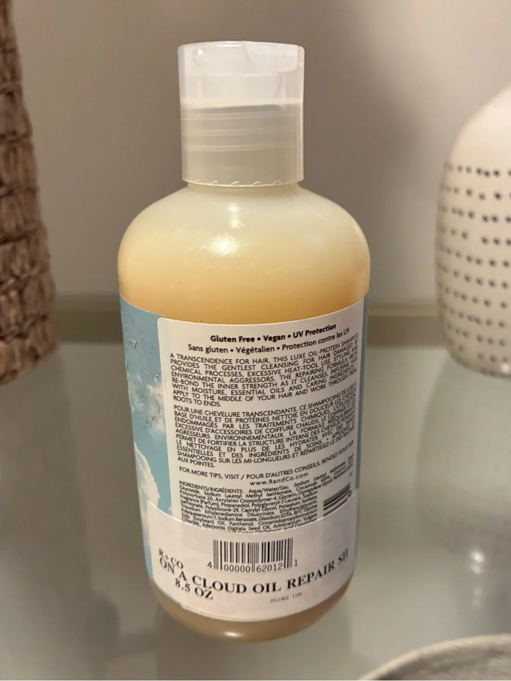 R+Co On A Cloud Baobab Oil Repair Shampoo 8.5oz New